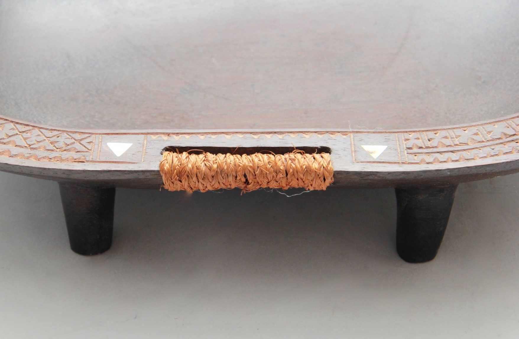 Pair of Hand-carved Wooden Bowls