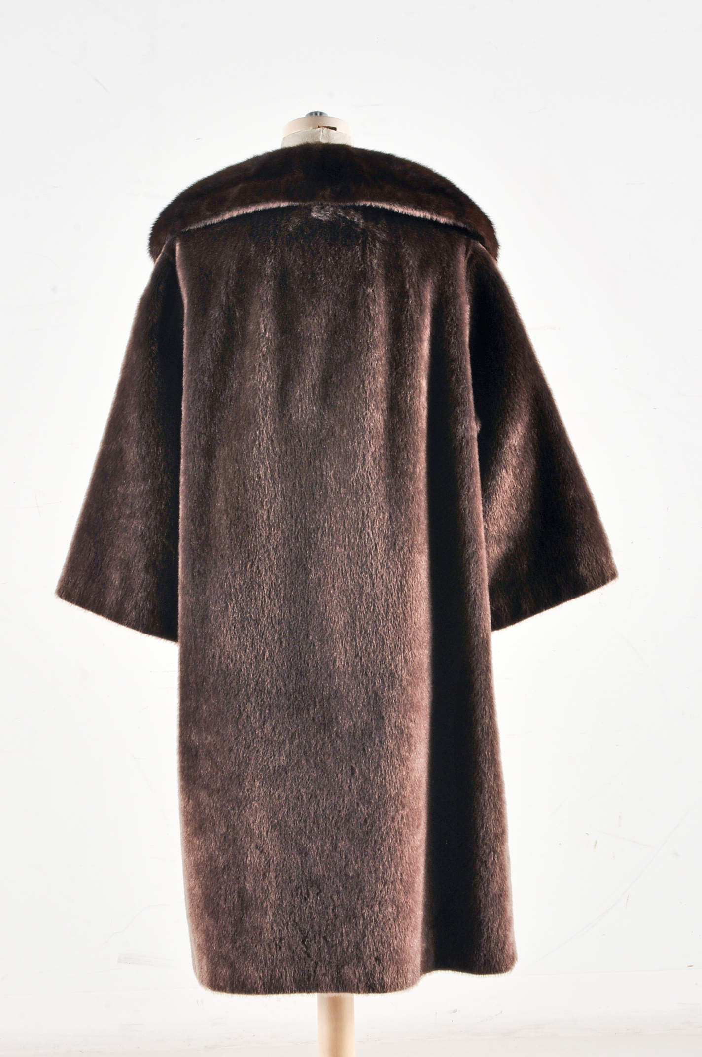 Women's 1950s Vintage Giddings Pony Fur and Mink Coat