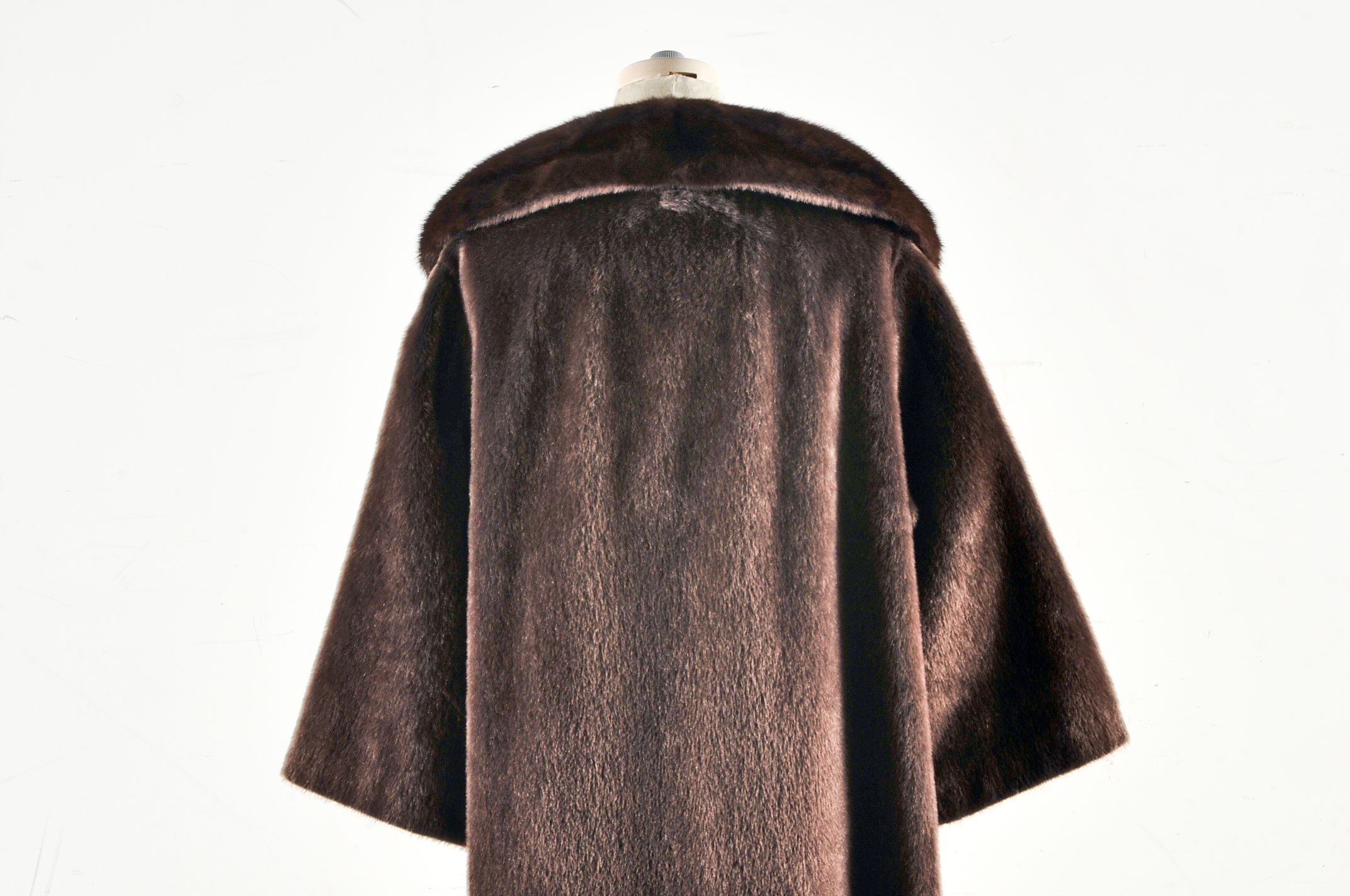 Women's 1950s Vintage Giddings Pony Fur and Mink Coat