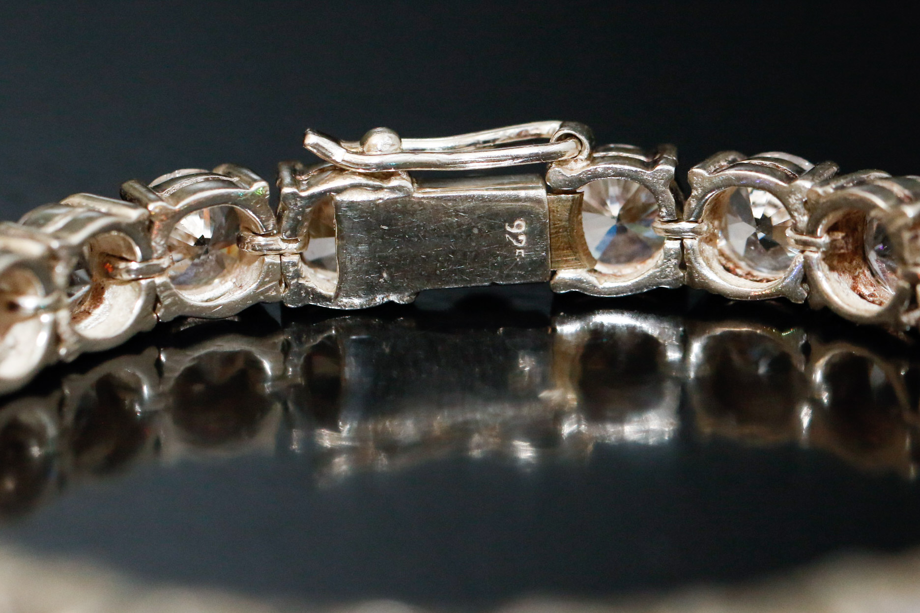 Sterling Silver Cubic Zirconia Tennis Bracelet