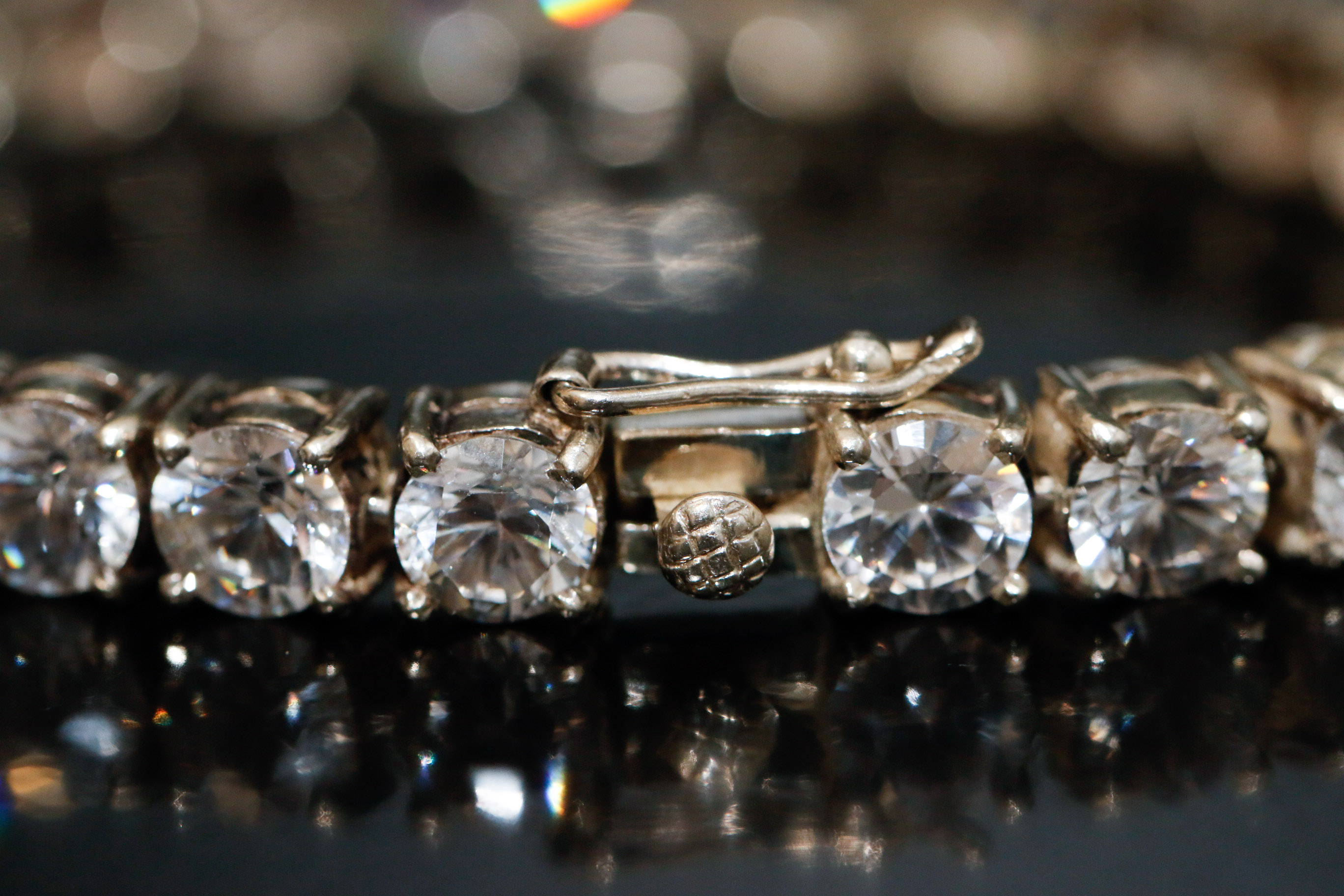 Sterling Silver Cubic Zirconia Tennis Bracelet