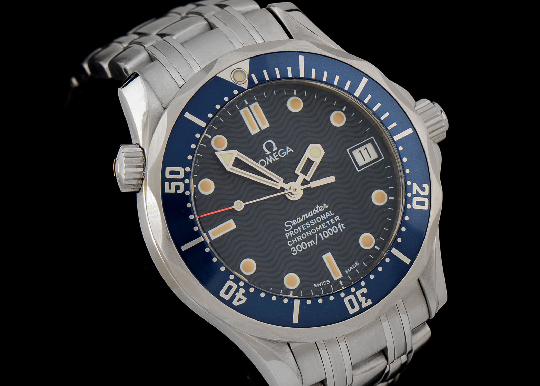 Omega Seamaster Professional Mid Size Automatic Blue "James Bond"