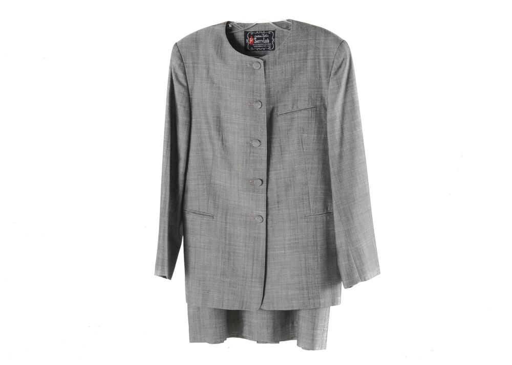 Women's Vintage Smitty Lee's Grey Wool Suit