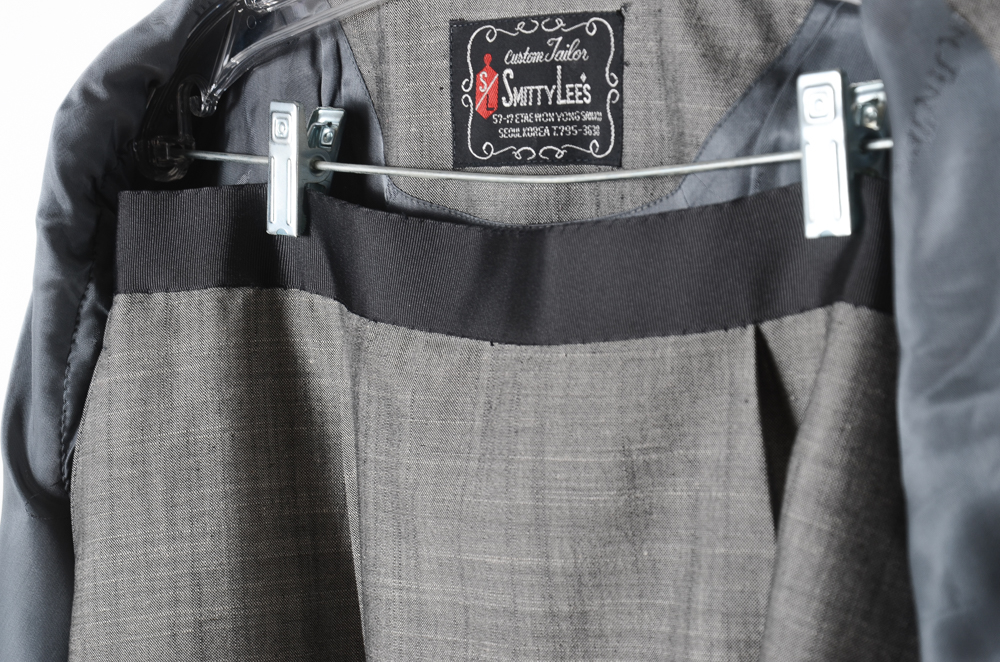Women's Vintage Smitty Lee's Grey Wool Suit