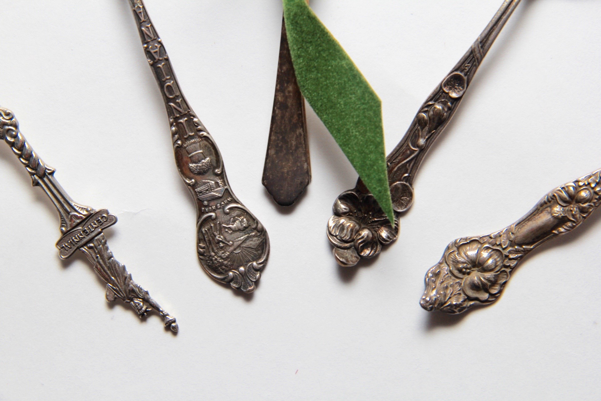 Set of Sterling Collector Spoons and More