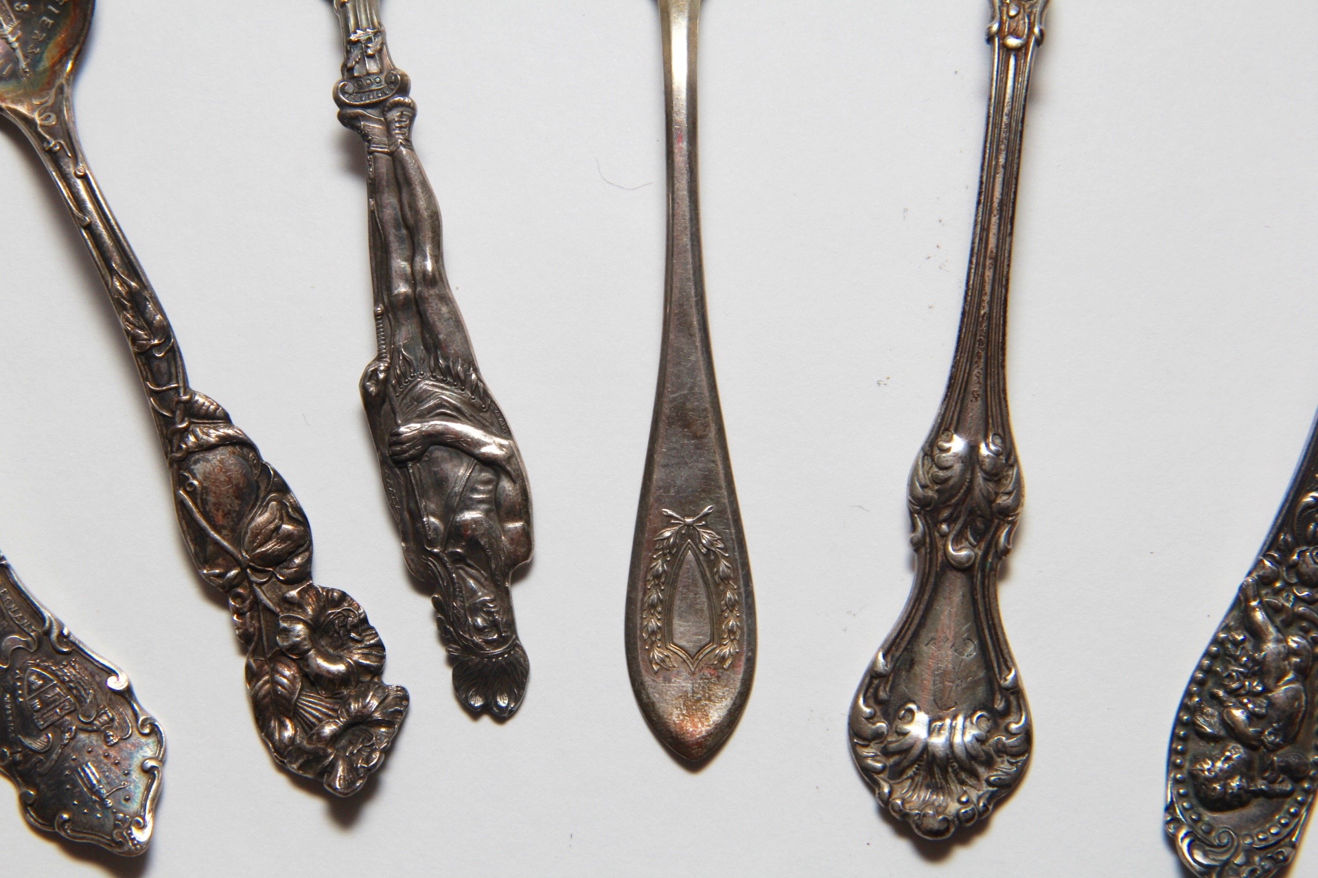Set of Sterling Collector Spoons and More