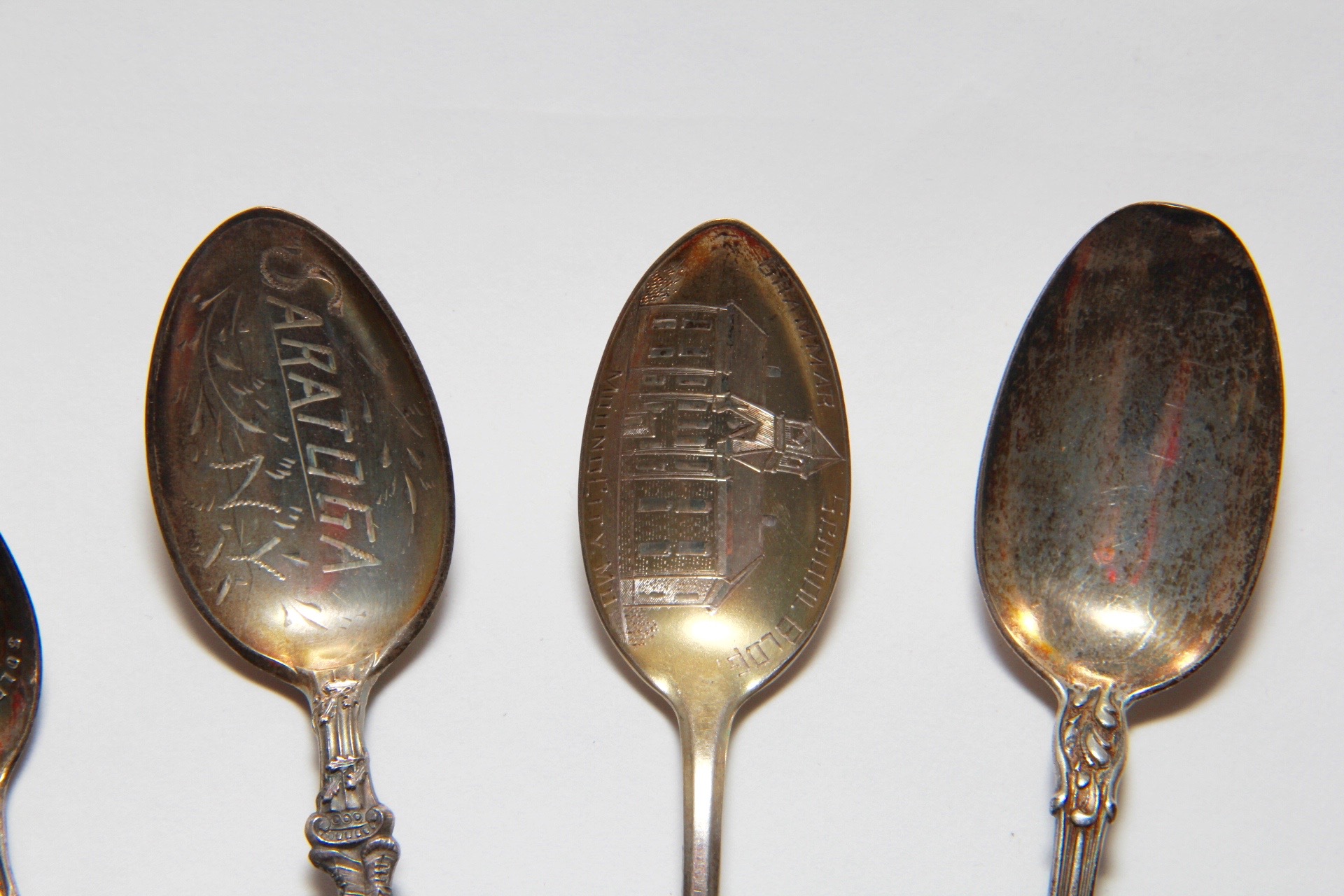 Set of Sterling Collector Spoons and More