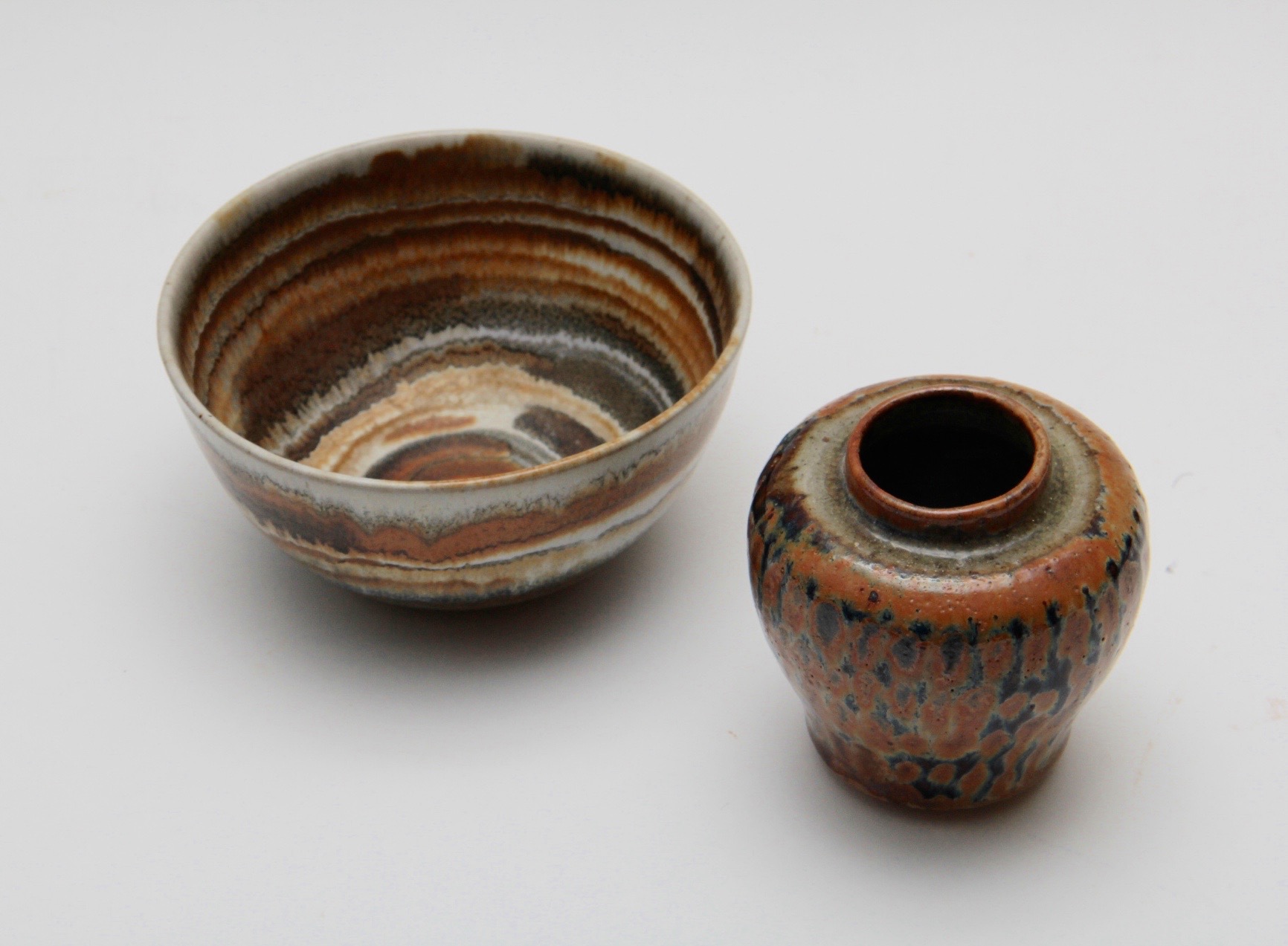 Assortment of Baskets and Pottery