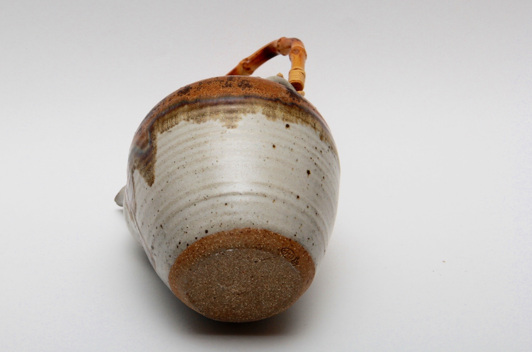 Earthenware Teapot and Teacups