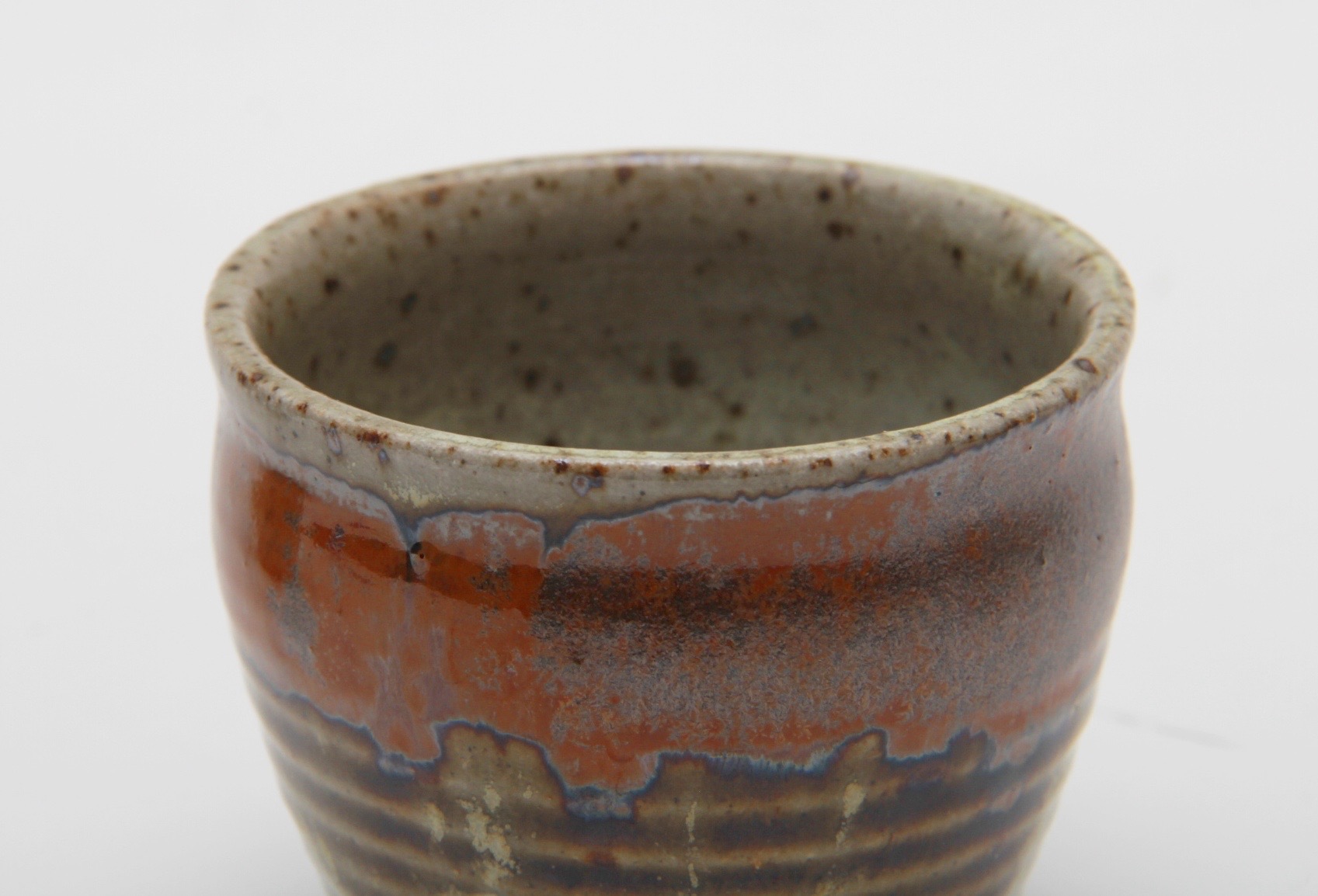 Earthenware Teapot and Teacups