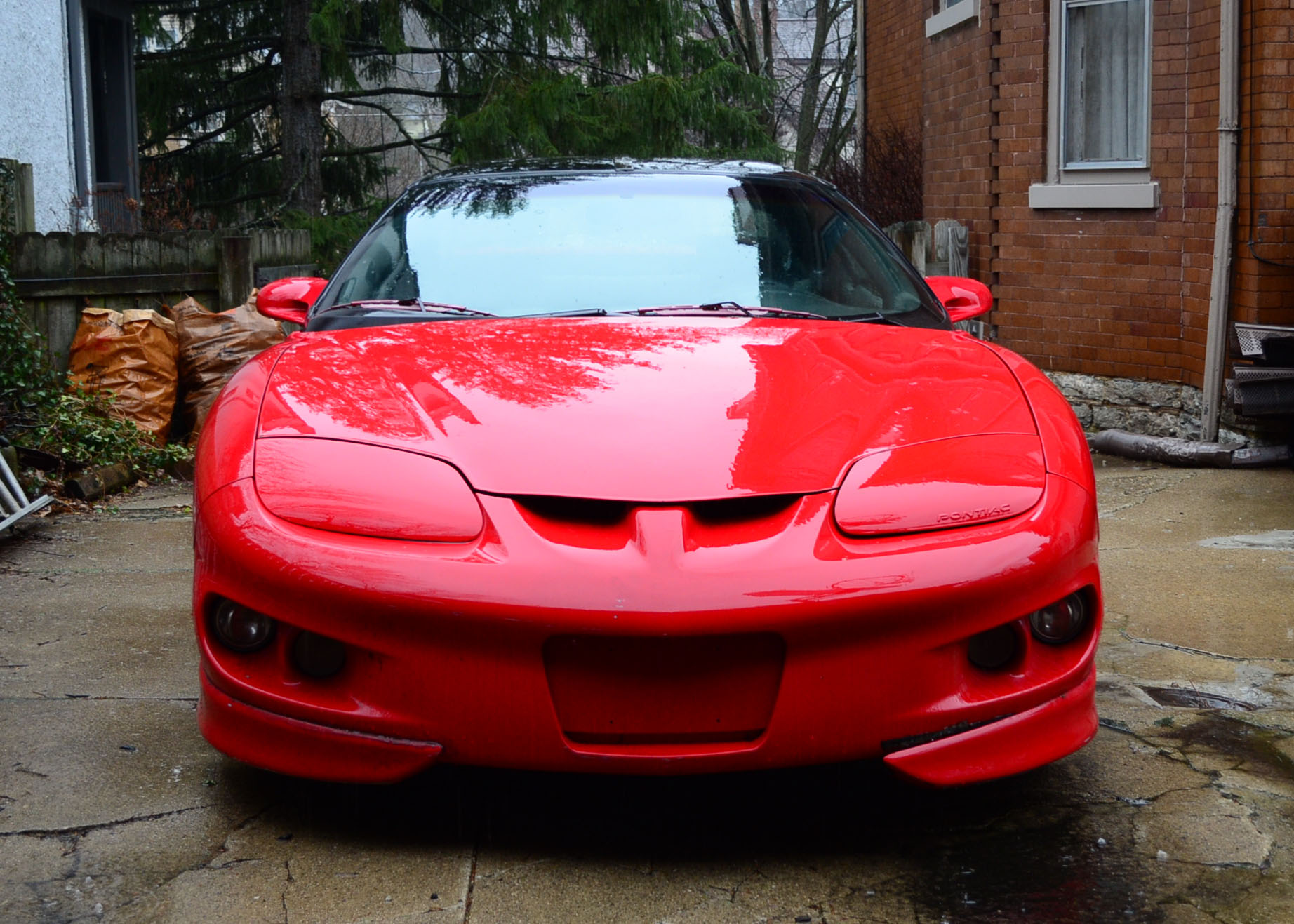 1998 3.8Liter V6 Red Pontiac Firebird