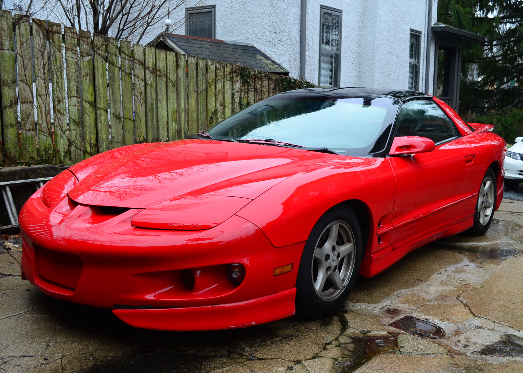 1998 3.8Liter V6 Red Pontiac Firebird
