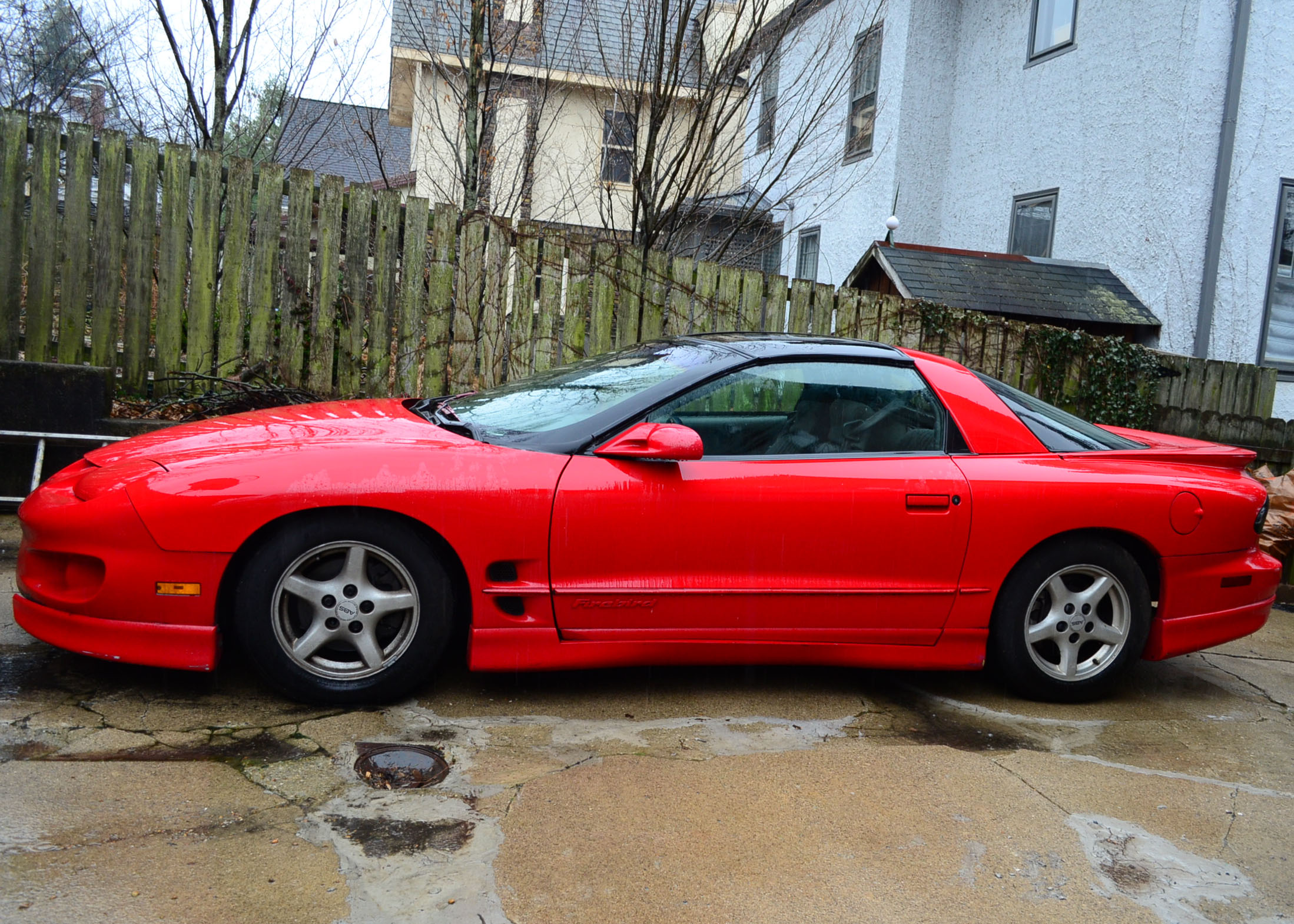 1998 3.8Liter V6 Red Pontiac Firebird