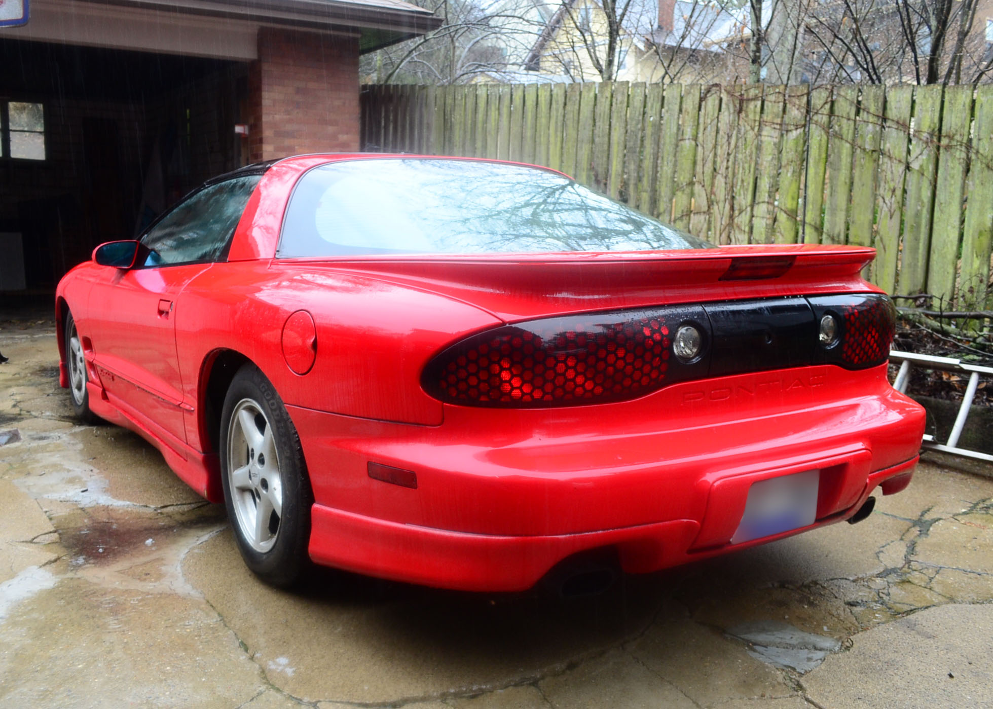 1998 3.8Liter V6 Red Pontiac Firebird