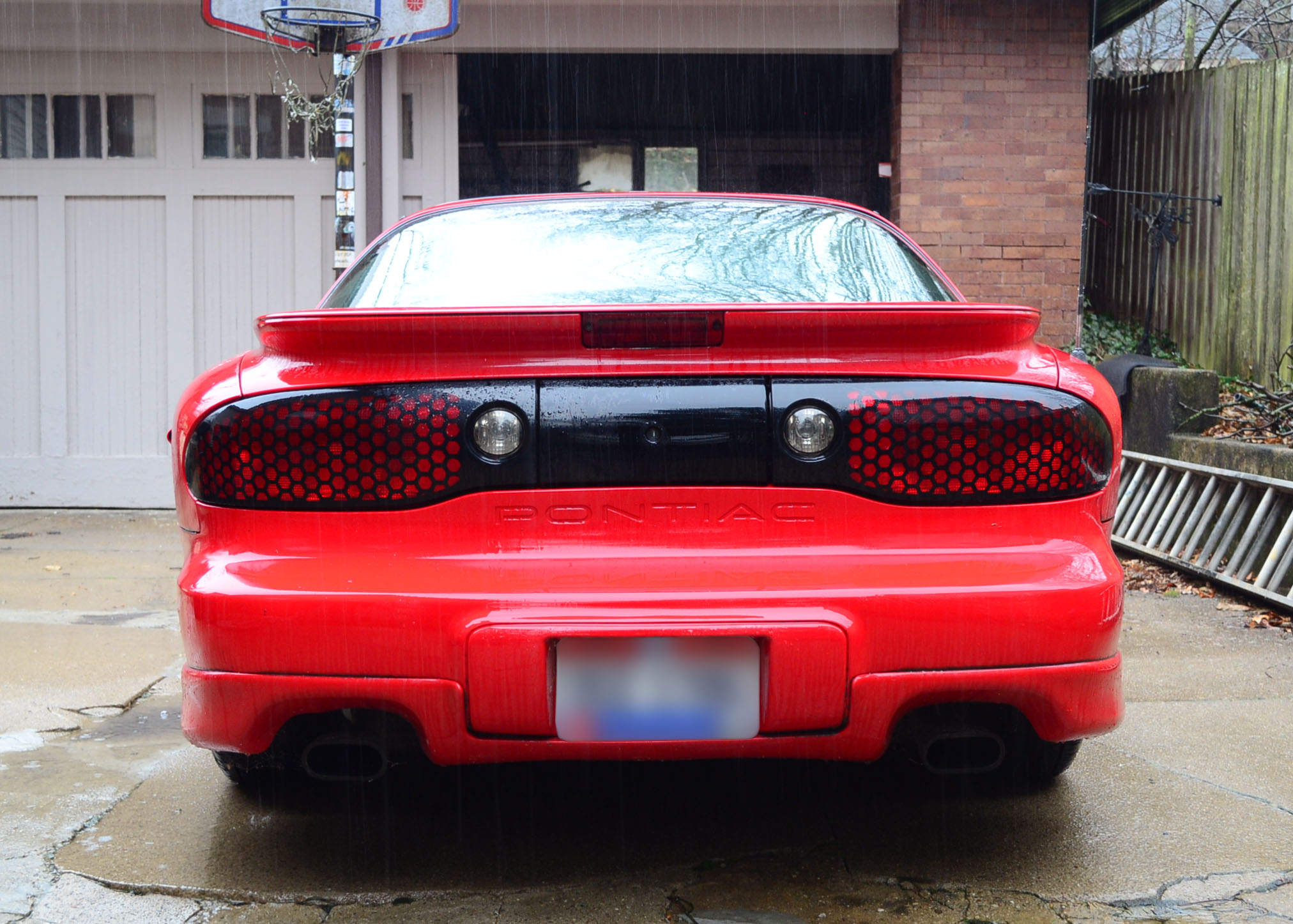 1998 3.8Liter V6 Red Pontiac Firebird
