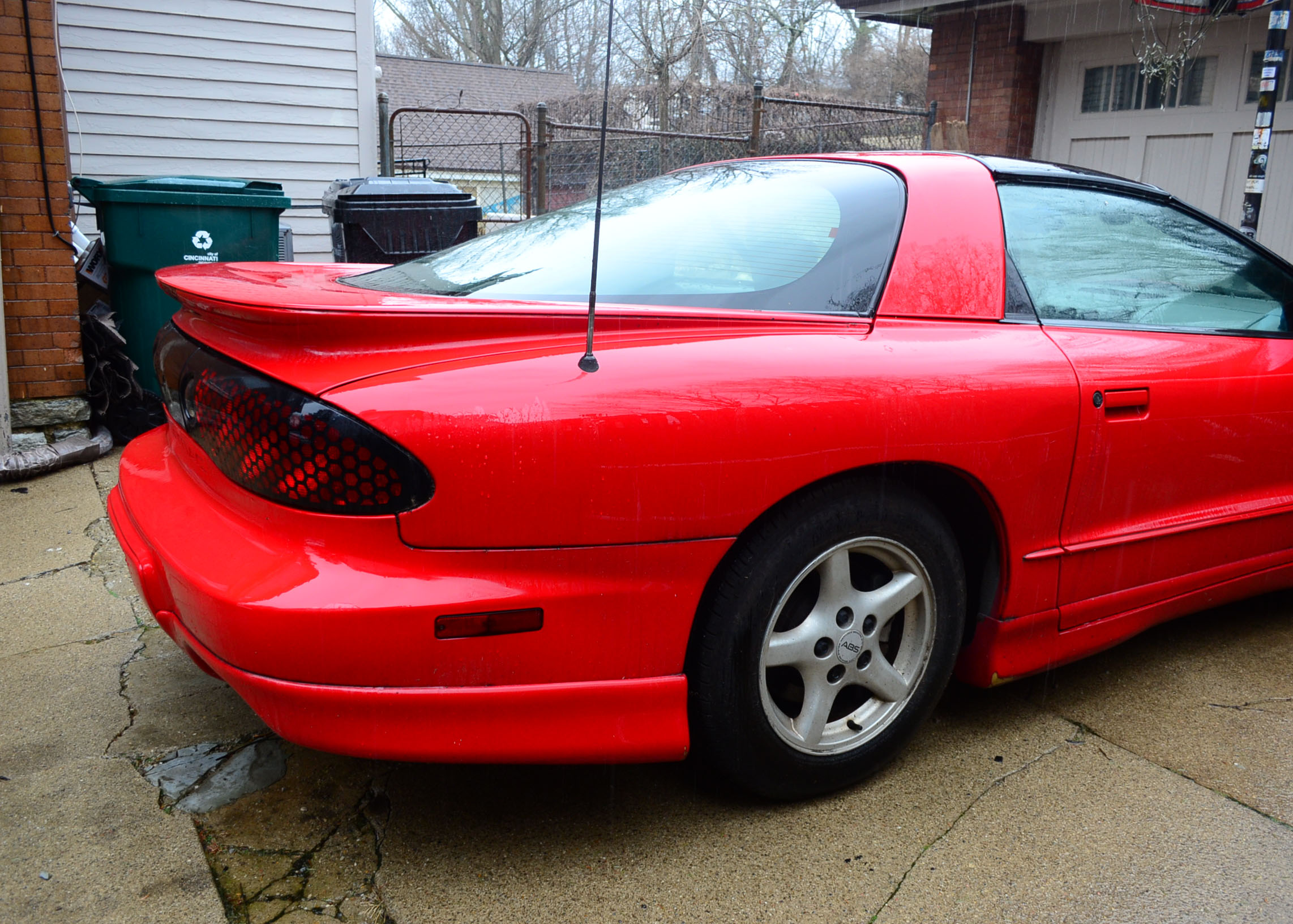 1998 3.8Liter V6 Red Pontiac Firebird