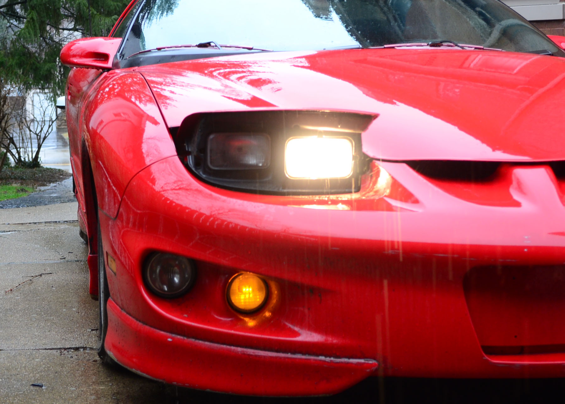 1998 3.8Liter V6 Red Pontiac Firebird