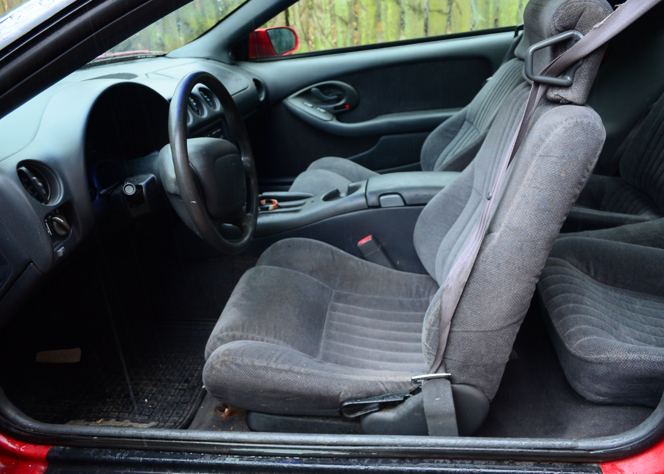 1998 3.8Liter V6 Red Pontiac Firebird