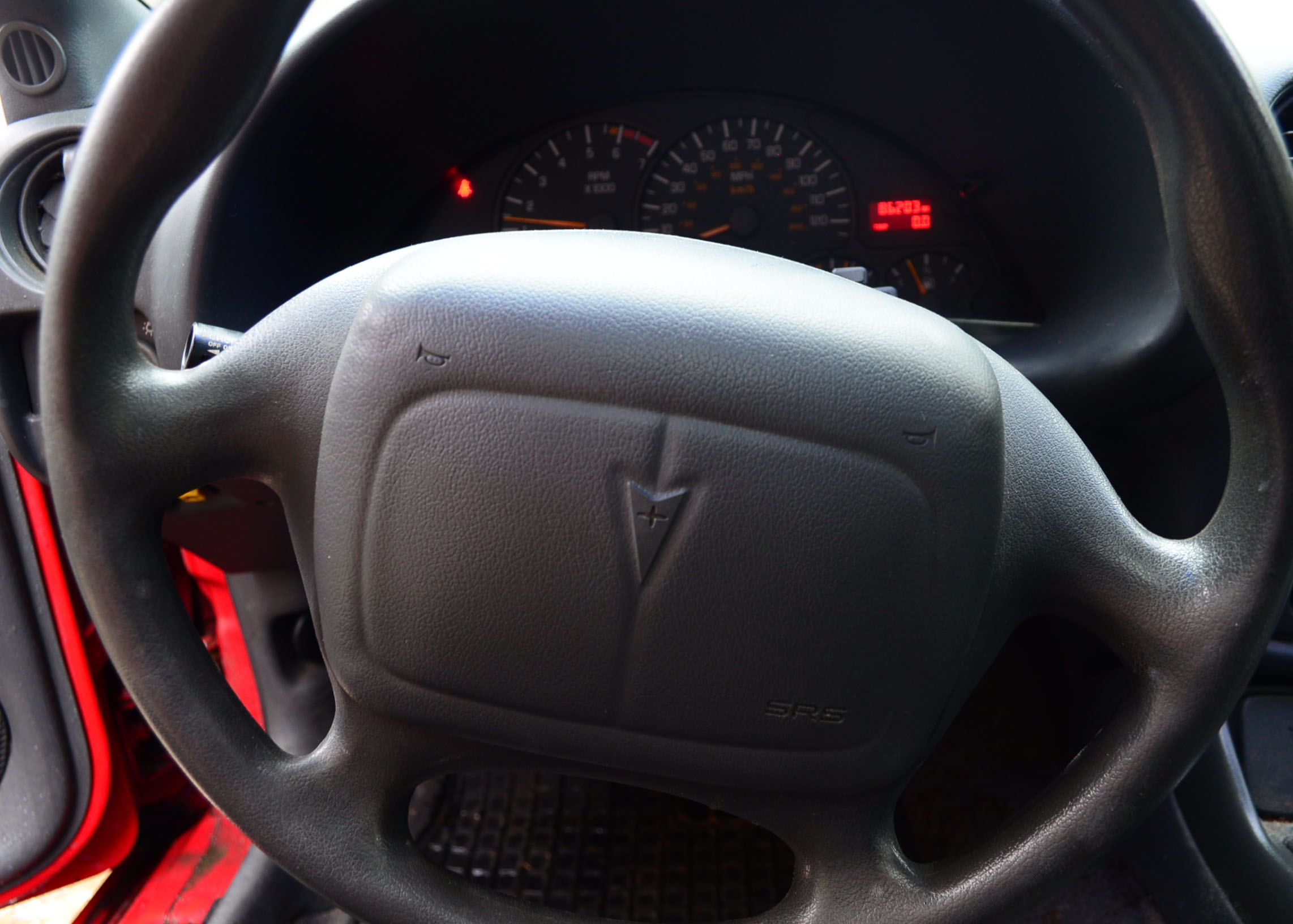 1998 3.8Liter V6 Red Pontiac Firebird