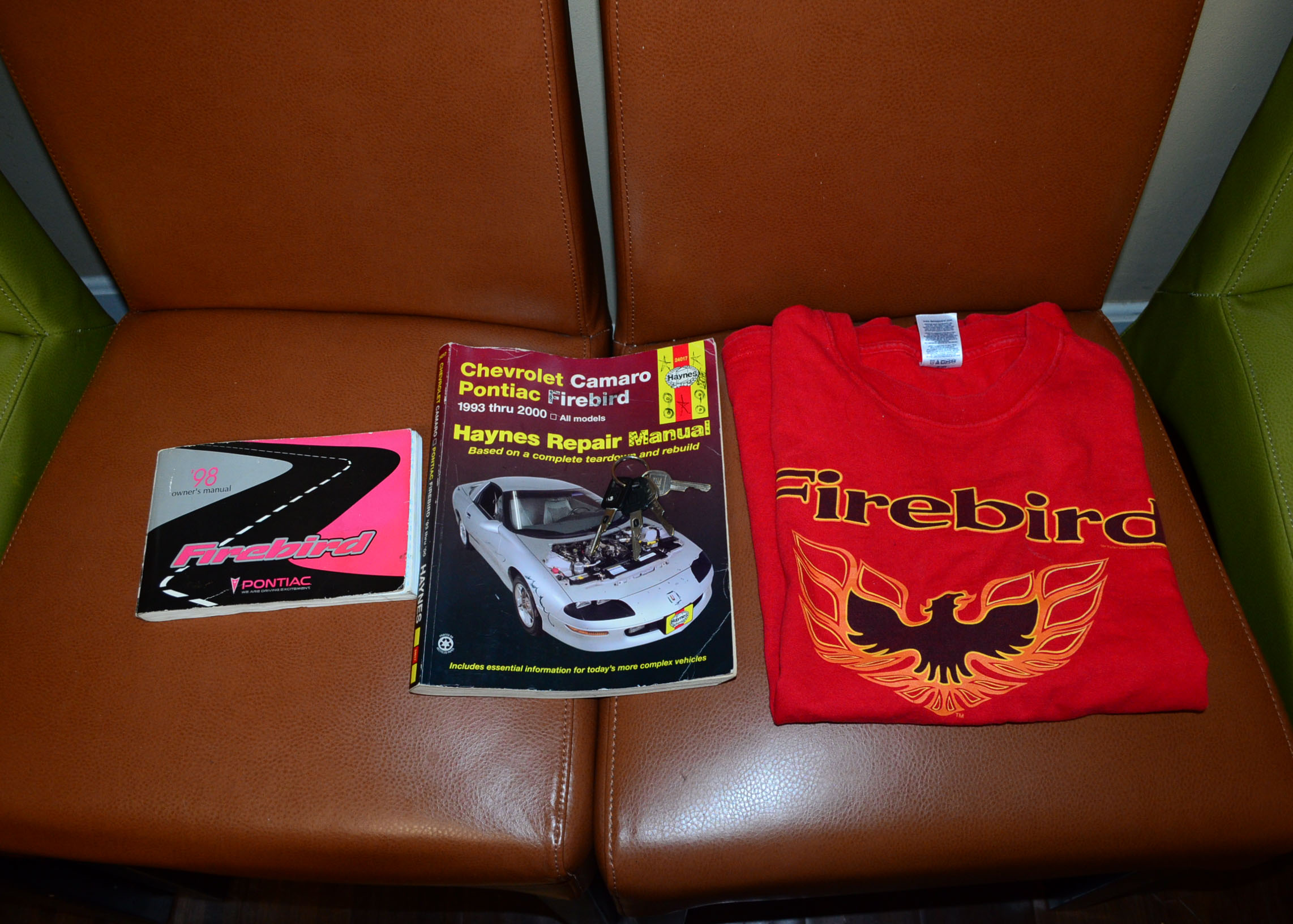 1998 3.8Liter V6 Red Pontiac Firebird