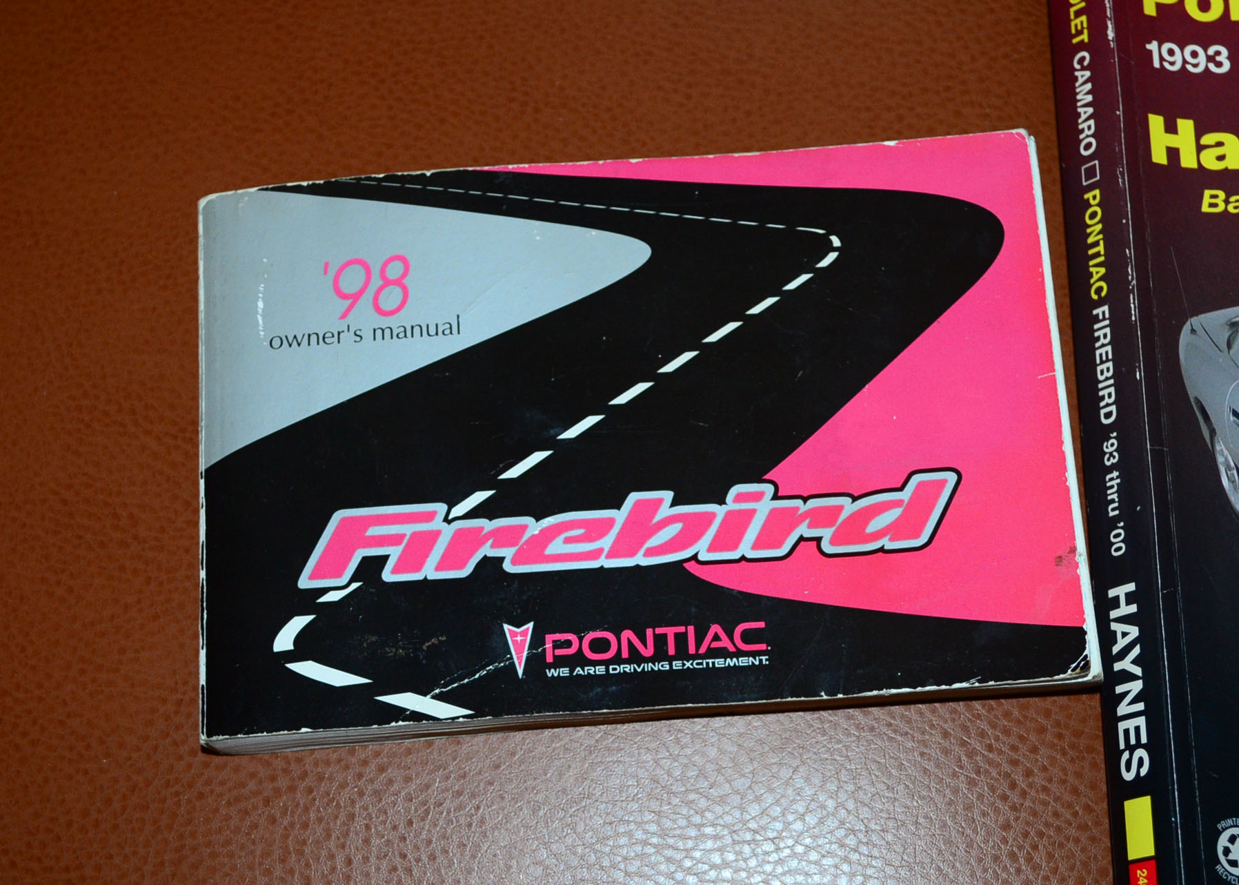 1998 3.8Liter V6 Red Pontiac Firebird