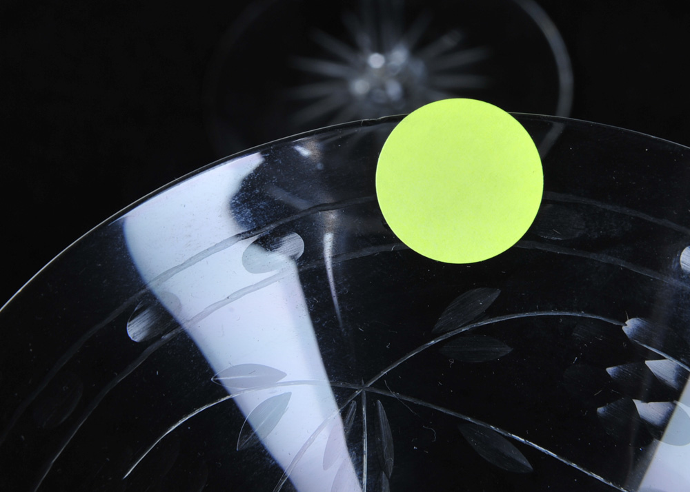 Set of Vintage Cut Glass Stemware