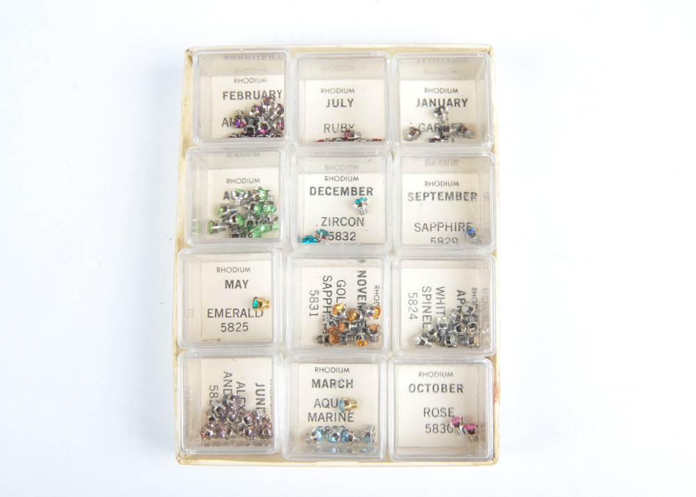 Collection of Jeweler's Birthstones