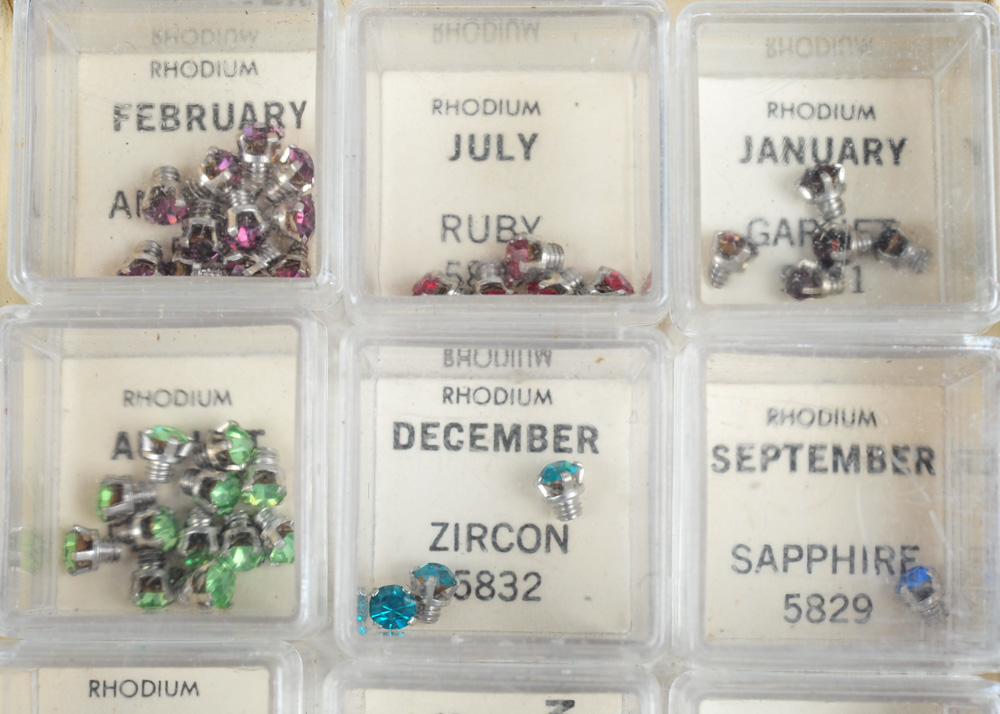 Collection of Jeweler's Birthstones