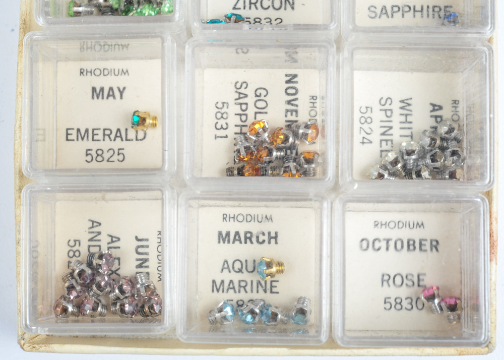 Collection of Jeweler's Birthstones