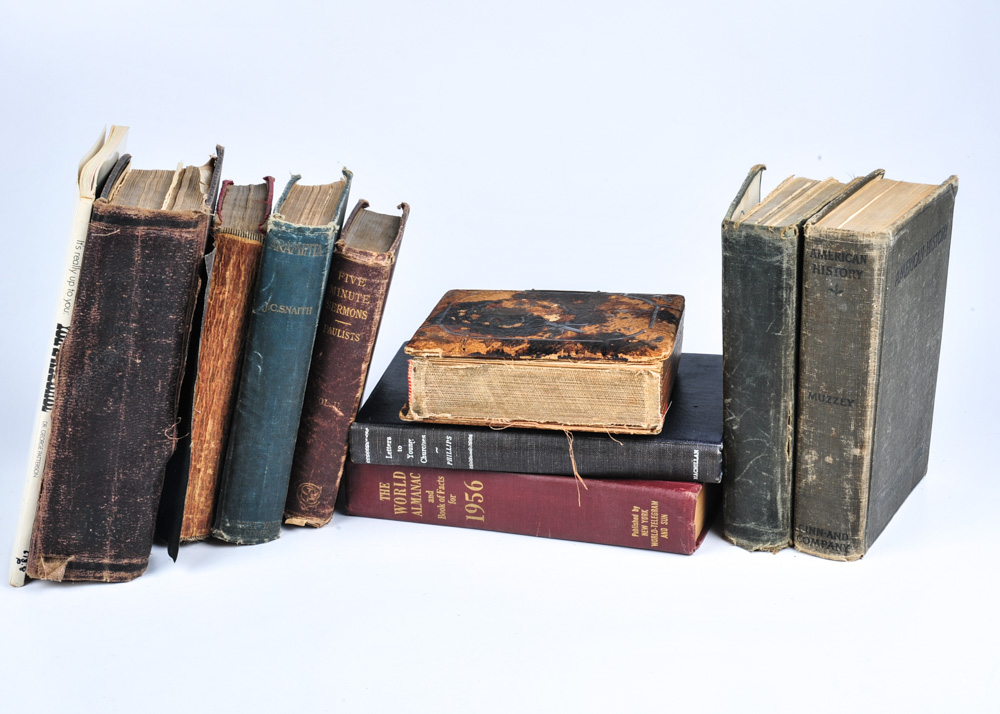 Collection of Antique Books and Photographs