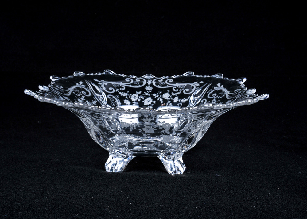 Quintet of Vintage Glass