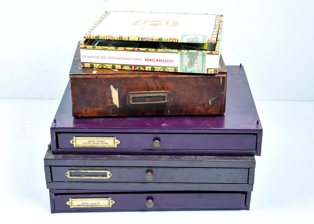 Jewelers' Drawers and Parts