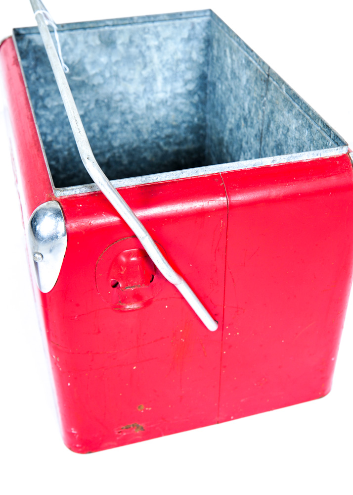 Vintage Coca-Cola Metal Cooler