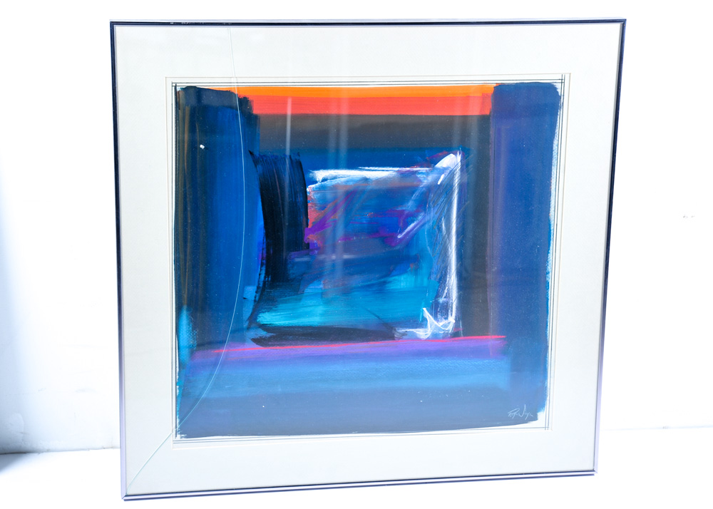 Limited Edition Signed Roy Woodard Print and Roger Sayre Mixed Media