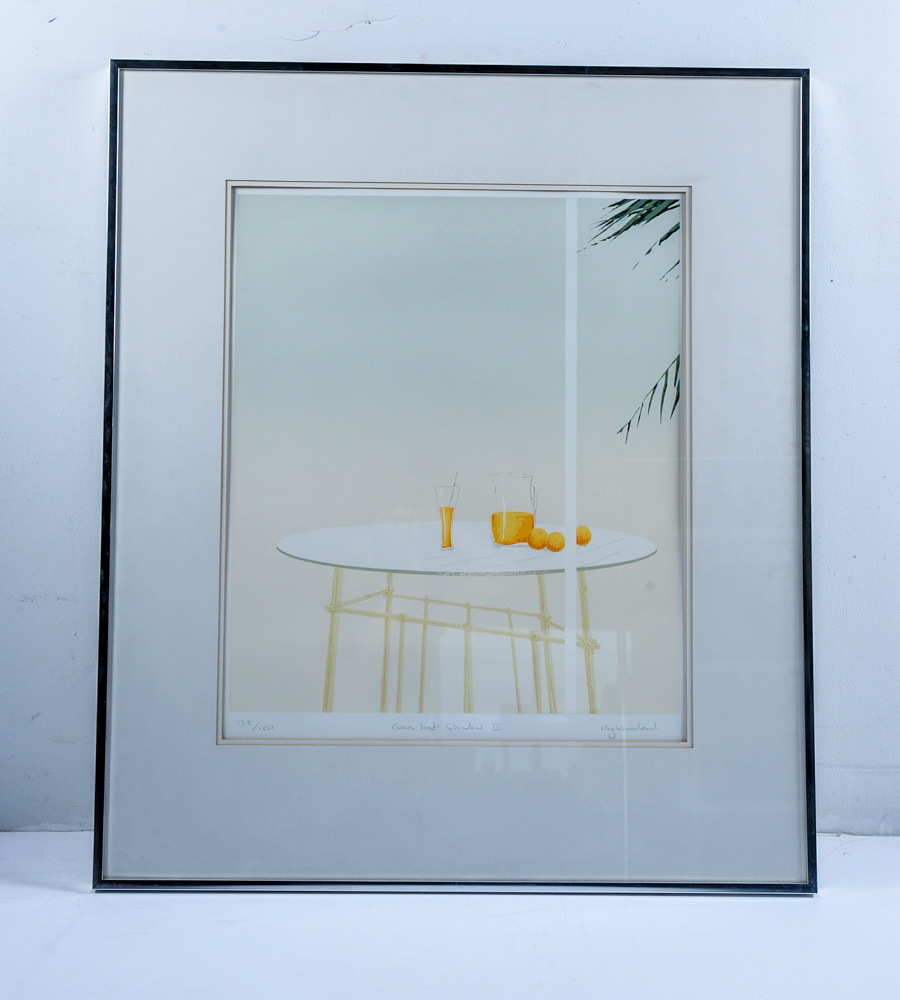 Limited Edition Signed Roy Woodard Print and Roger Sayre Mixed Media