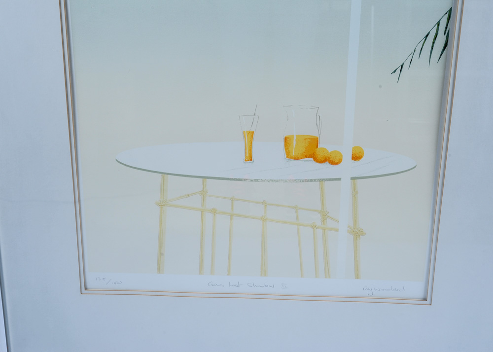 Limited Edition Signed Roy Woodard Print and Roger Sayre Mixed Media