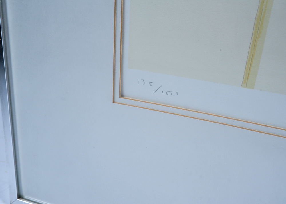 Limited Edition Signed Roy Woodard Print and Roger Sayre Mixed Media