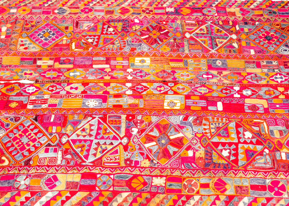 Brilliant Embroidered Textile