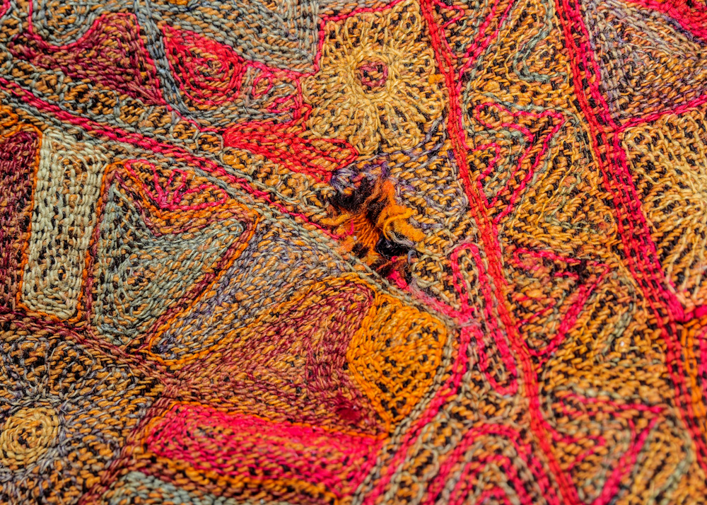 Brilliant Embroidered Textile