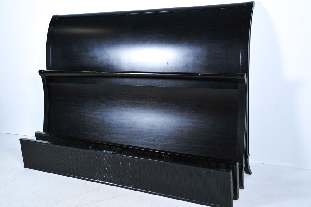 Arhaus Furniture Contemporary King Size Sleigh Bed