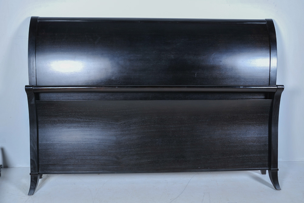 Arhaus Furniture Contemporary King Size Sleigh Bed