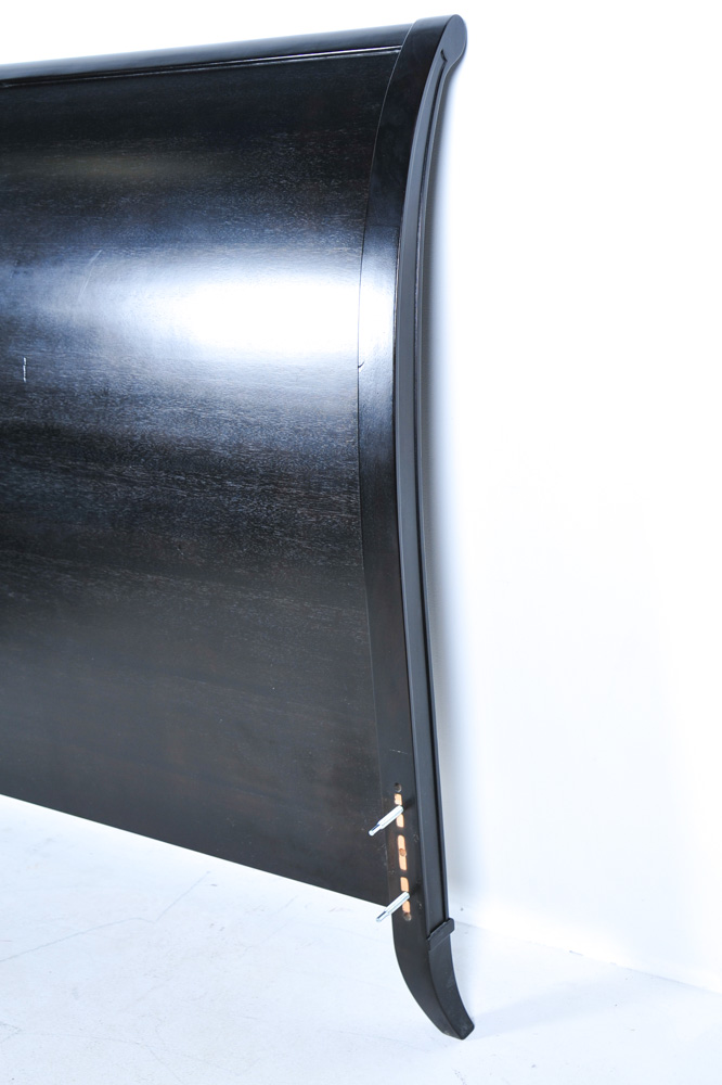 Arhaus Furniture Contemporary King Size Sleigh Bed