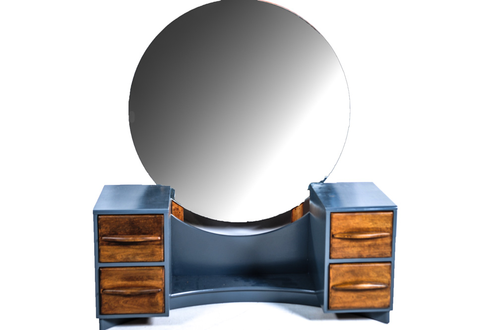 Sikes Art Deco Vanity and Mirror
