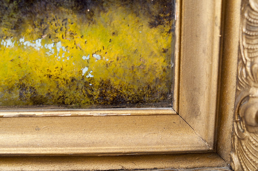Reverse Glass Painting of Heidelberg Castle
