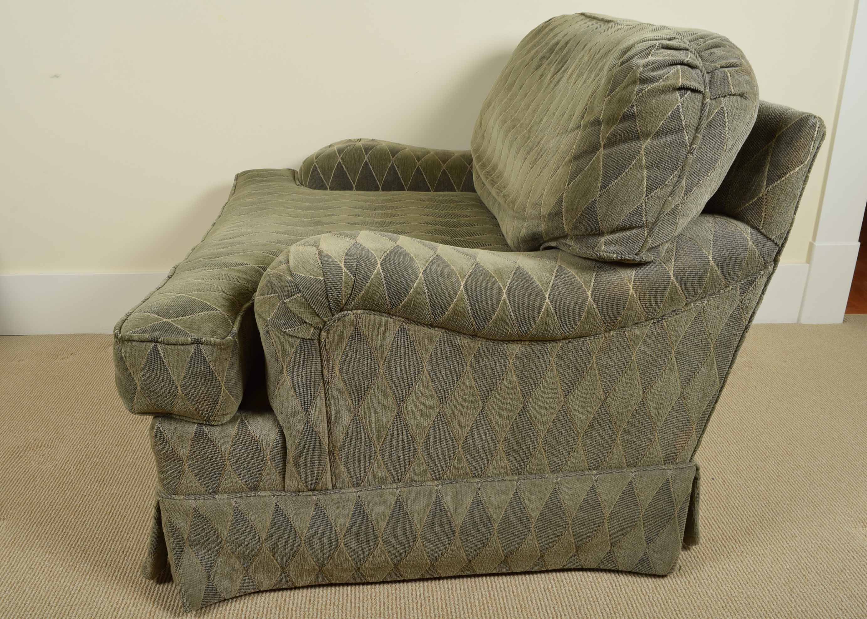 Oversized Upholstered Club Chair