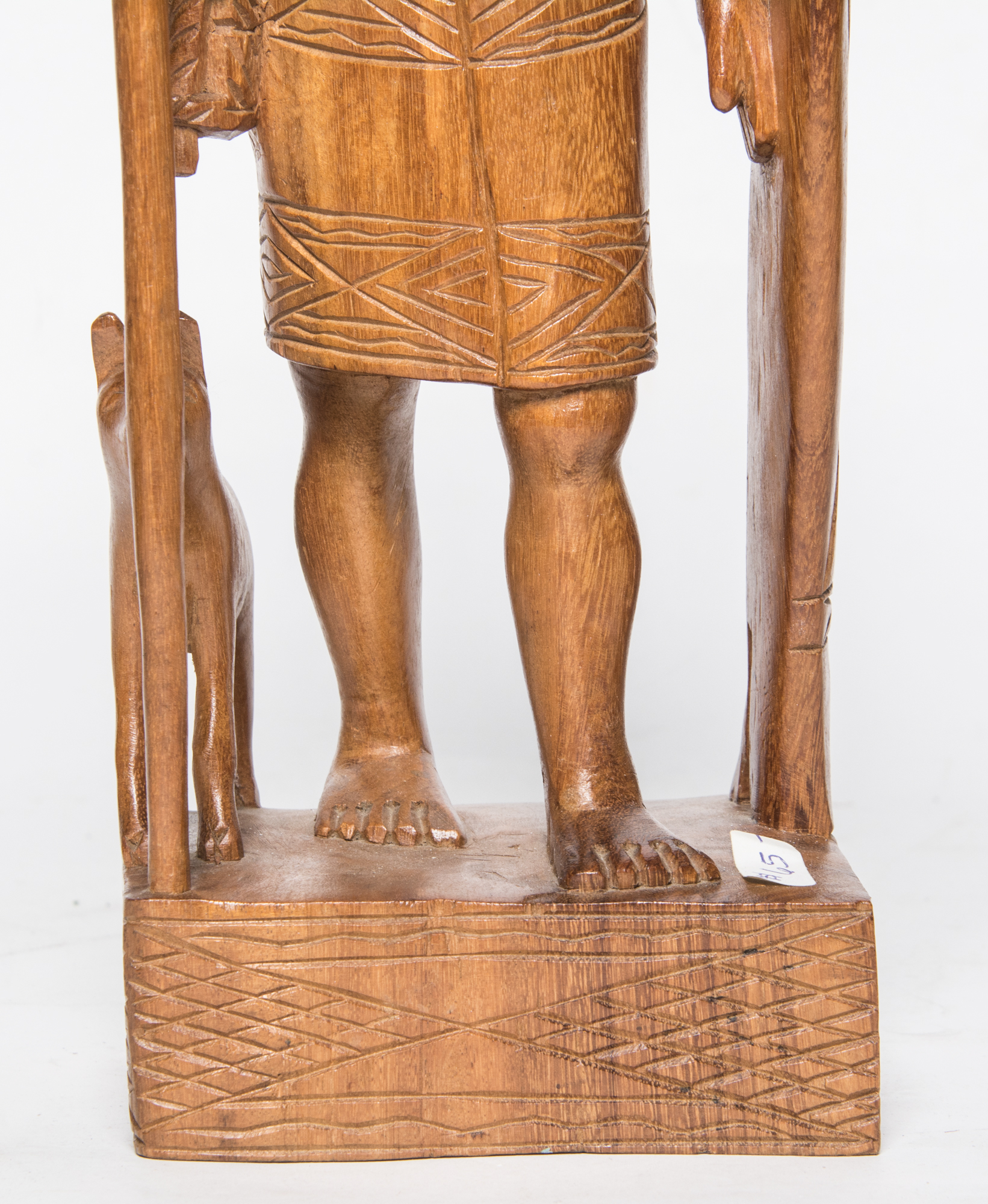 Vintage Hand Carved Igorot Statue from the Phillipines