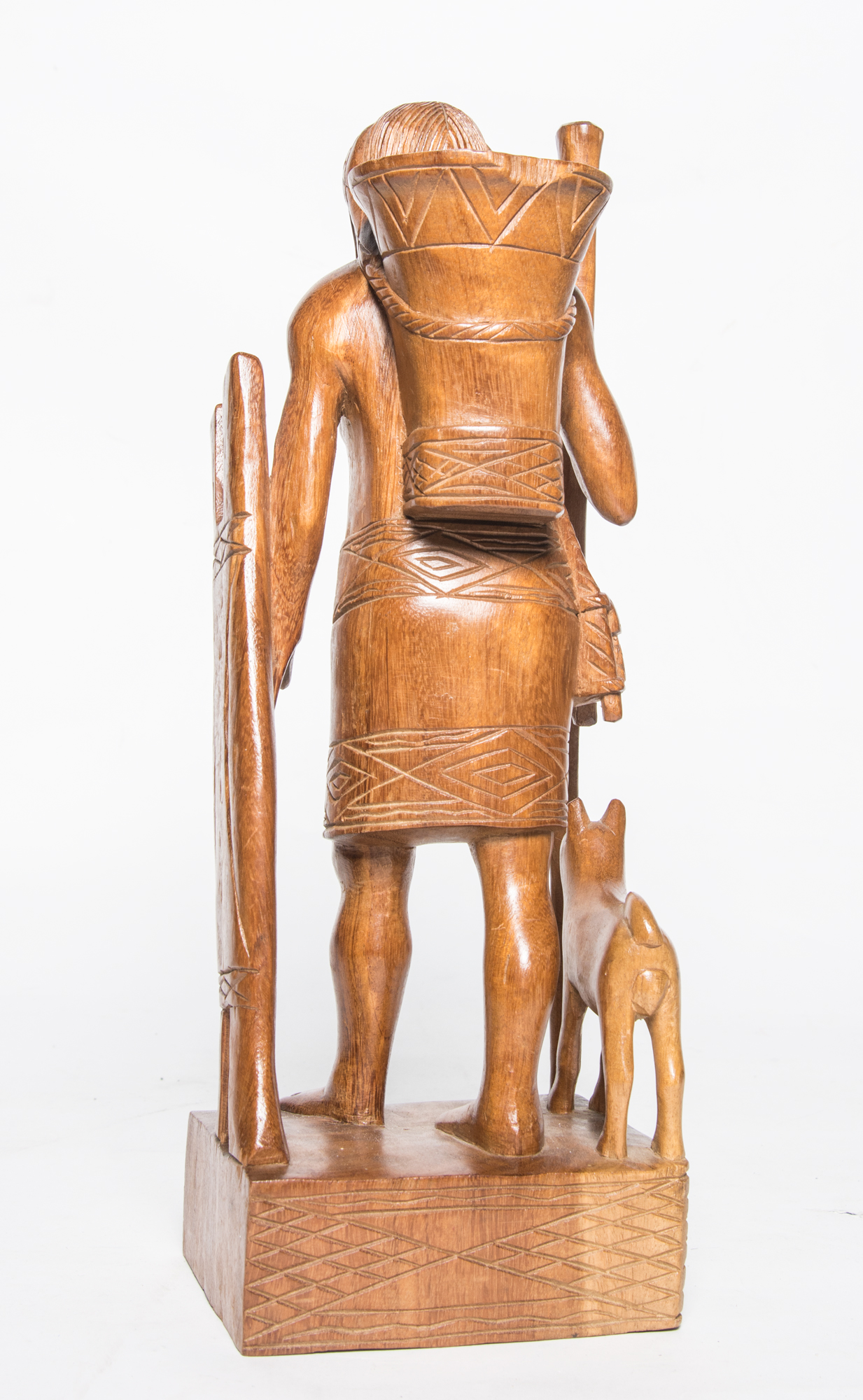 Vintage Hand Carved Igorot Statue from the Phillipines