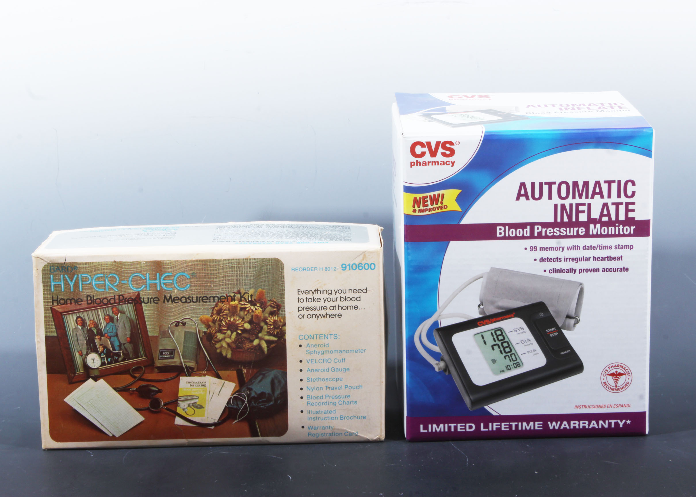 Pair of Contemporary and Vintage Blood Pressure Cuffs