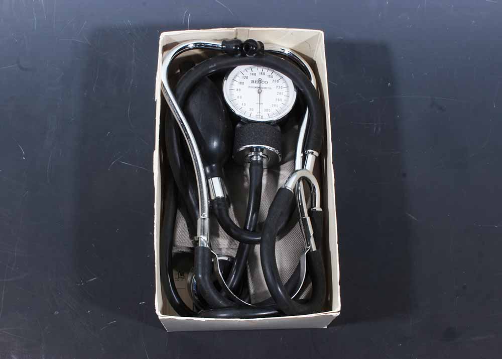 Pair of Contemporary and Vintage Blood Pressure Cuffs
