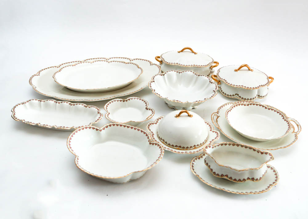 Collection of Limoges Serving Dishes